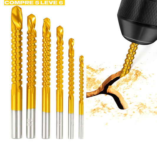 MultiDrill Max® – Set de 12  Brocas Sierra de Titanio- SIII (12)