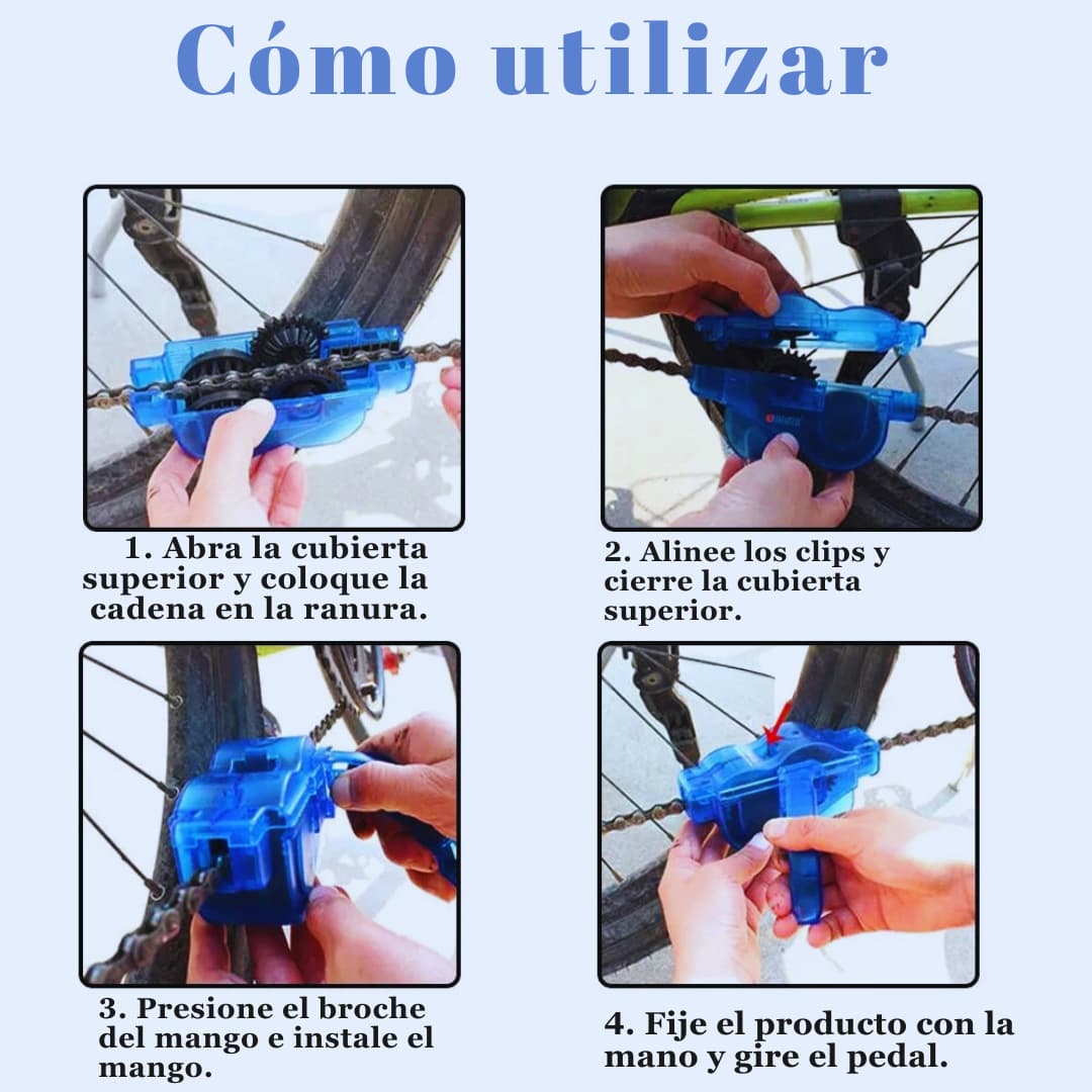 VeloxGuard® — Limpiador de Cadenas para Bicicleta